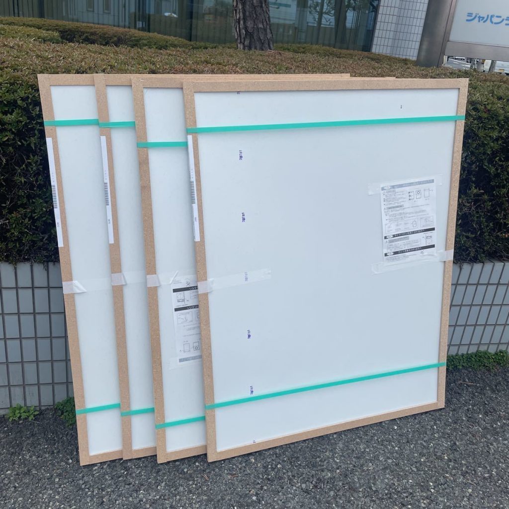 K◇新品未使用!! キッチンパネル 4枚 HZF-120(HRW) タカラスタンダード 