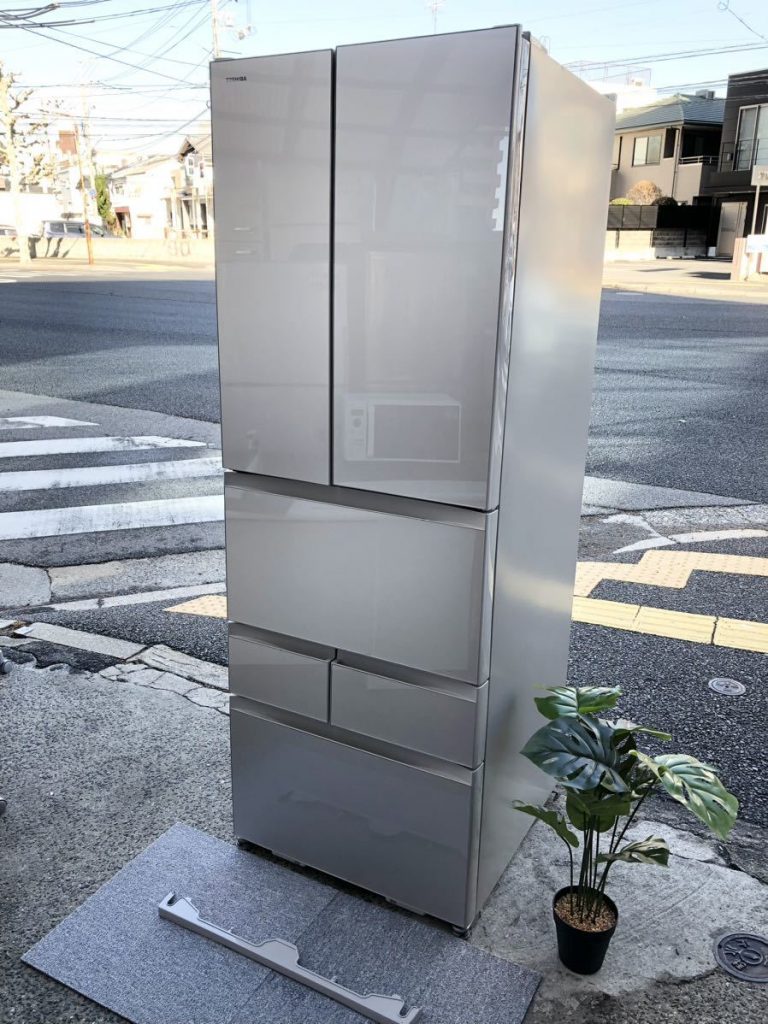 AK◇完動品!! 東芝 TOSHIBA 509L冷蔵庫 GR-M510FD(EC) 6ドア ベジータ 