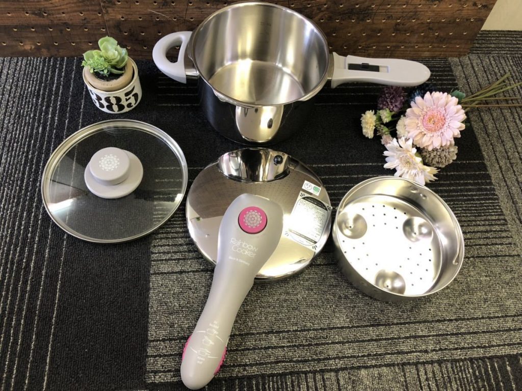 Tupperware タッパーウェアー レインボークッカースチーマー 低い 