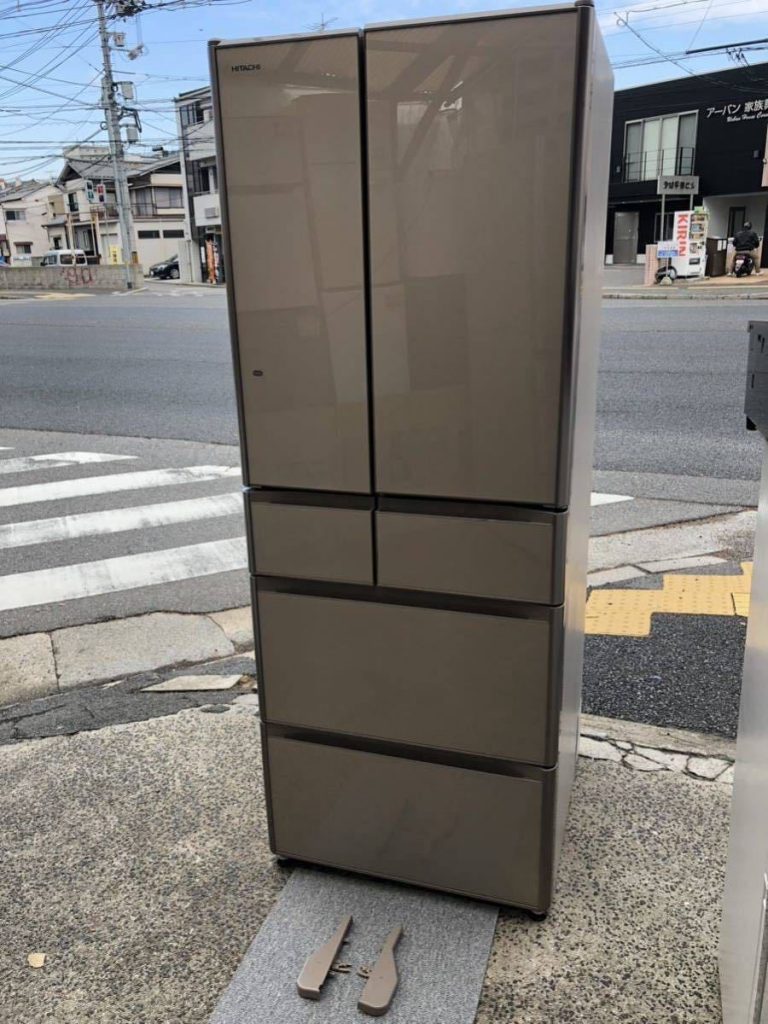 A◇完動品!! 日立 HITACHI 真空チルド 555L冷蔵庫 R-G5700F(XN) 6ドア 