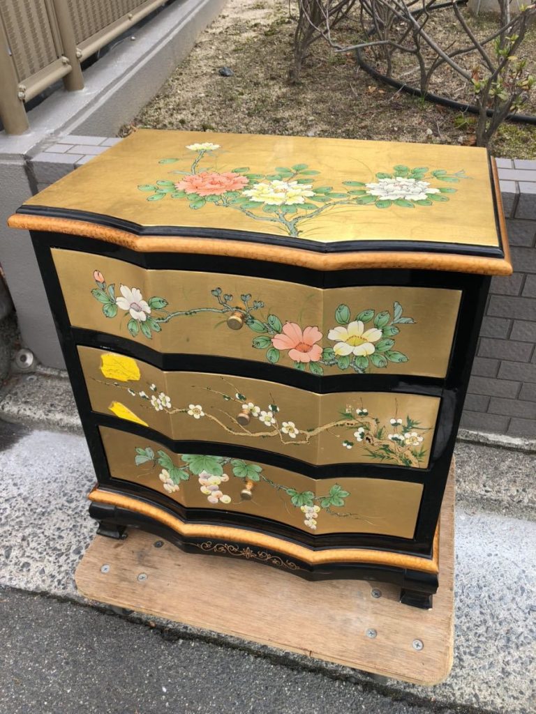 ◇高級品!! 金箔家具？チェスト 引き出し 箪笥 中国伝統家具様式◇