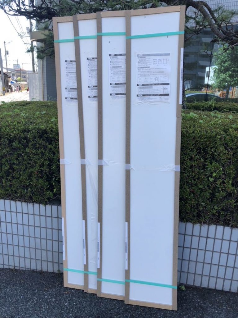 H◇新品未使用!! キッチンパネル 4枚 HZW-185(HNW) タカラスタンダード 
