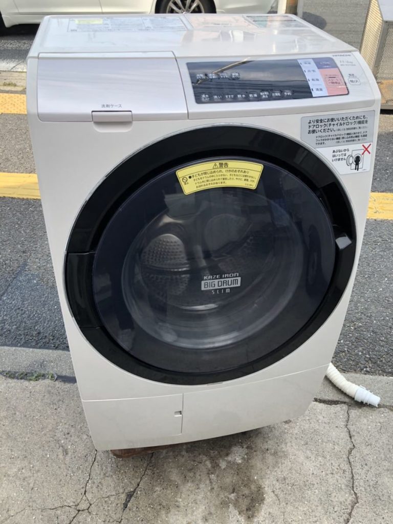 ◇完動品!! 日立 HITACHI ドラム式洗濯機 ビッグドラム スリム 11kg 